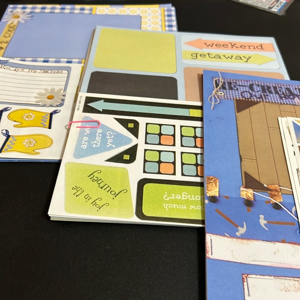 Scrapbook supplies